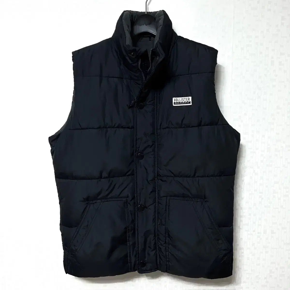 S 90 Hollister(ホリスター) ダウンベスト ベスト 黒
