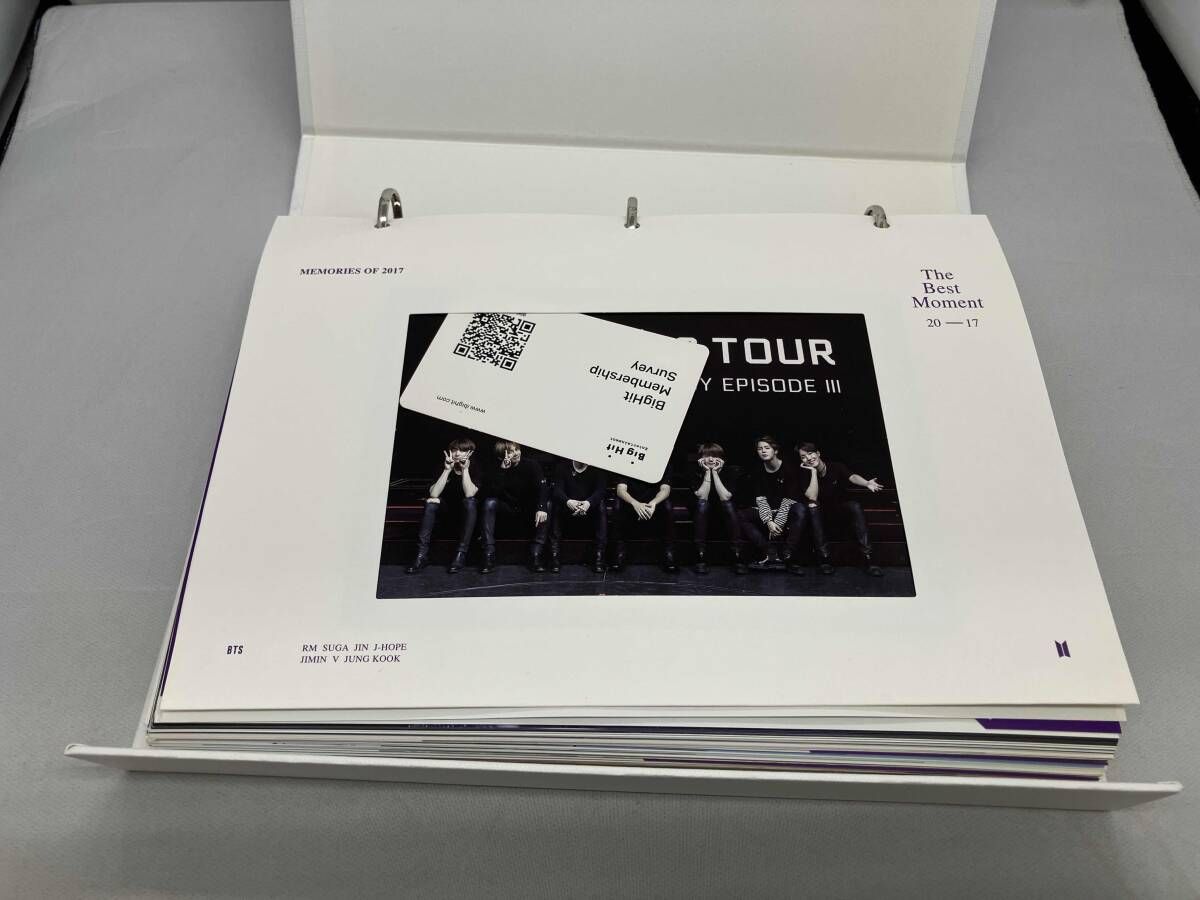 DVD BTS MEMORIES OF 2017(UNIVERSAL MUSIC STORE & FC限定版)(付属品 