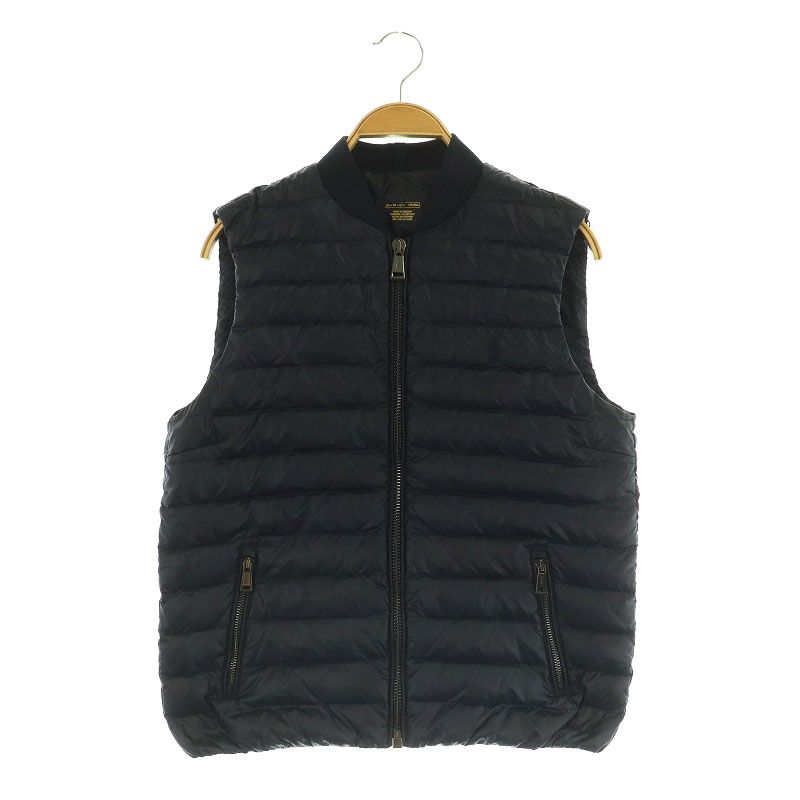 POLO RALPH LAUREN - ポロ ラルフローレン ダウンベスト フード スタンドカラー ジップアップ XS POLO RALPH LAUREN Ralph Lauren ポロ ラルフローレンボーイズ