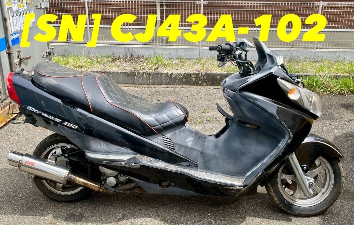 ☆【送料無料】[SN 53376]スズキ スカイウェイブ250 CJ43A-102