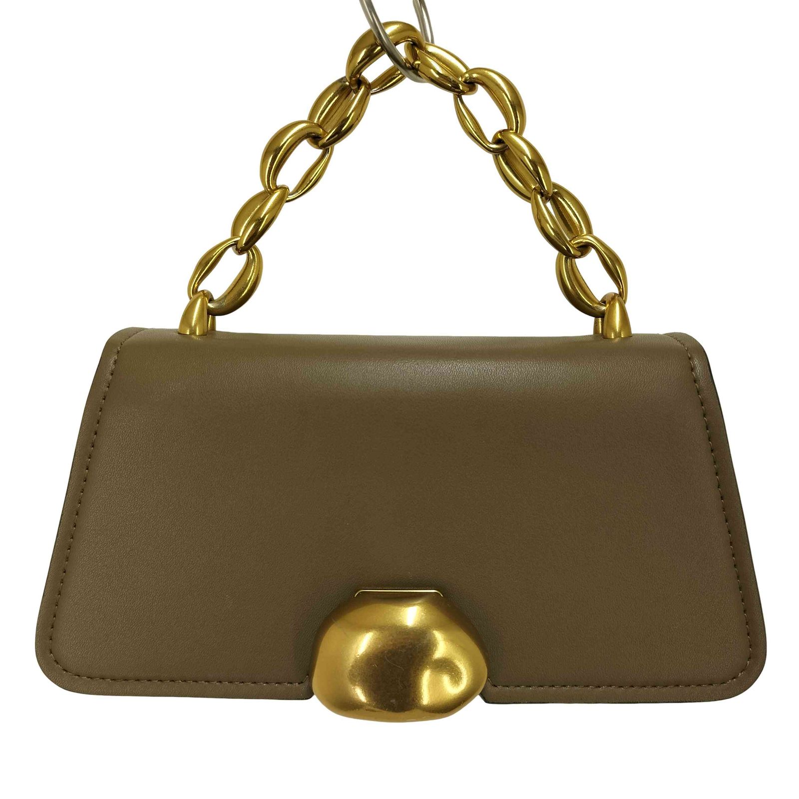 チャールズキース CHARLES & KEITH メタリックチェーントップハンドルバッグ レディース 表記無