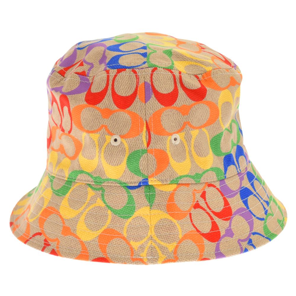 Coach シグネイチャーマルチカラーハット