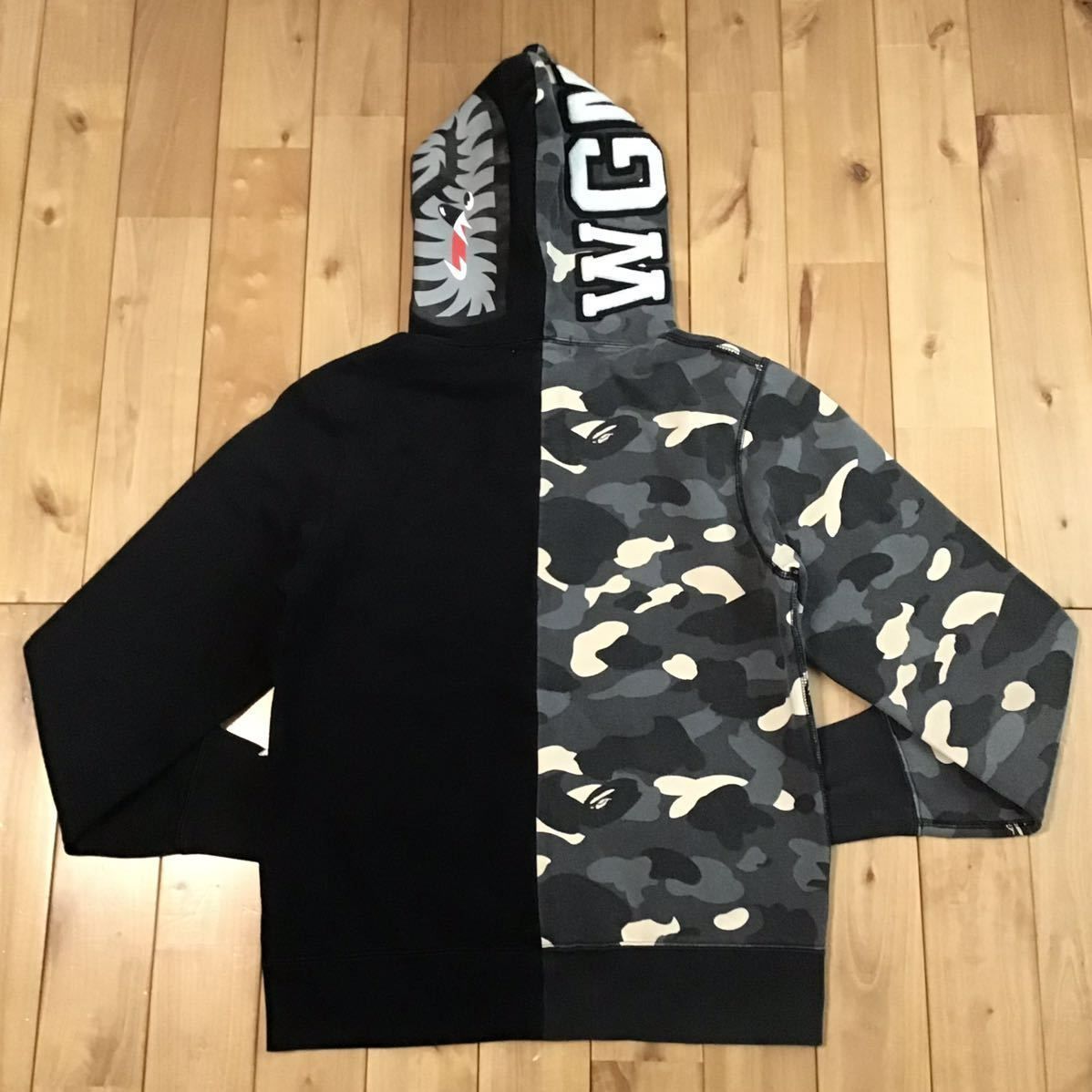 ☆蓄光☆ City camo シャーク パーカー Mサイズ shark full zip hoodie