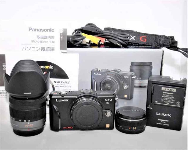 パナソニック ミラーレス一眼カメラ GF2 レンズキット(14mm/F2.5パンケーキレンズ付属) フルハイビジョンムービー一眼 ファインレッド DMC-GF2 C wgteh8f Amazon | パナソニック ミラーレス一眼カメラ GF2 レンズキット