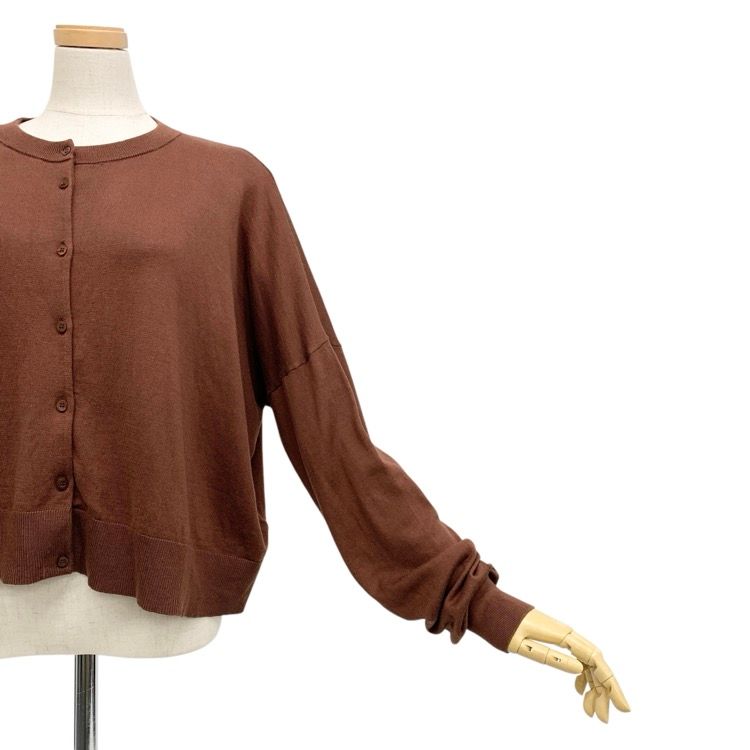 ENFOLD カーディガン 38 ENFOLD - エンフォルド PEPLUM CARDIGAN カーディガン ニット 38