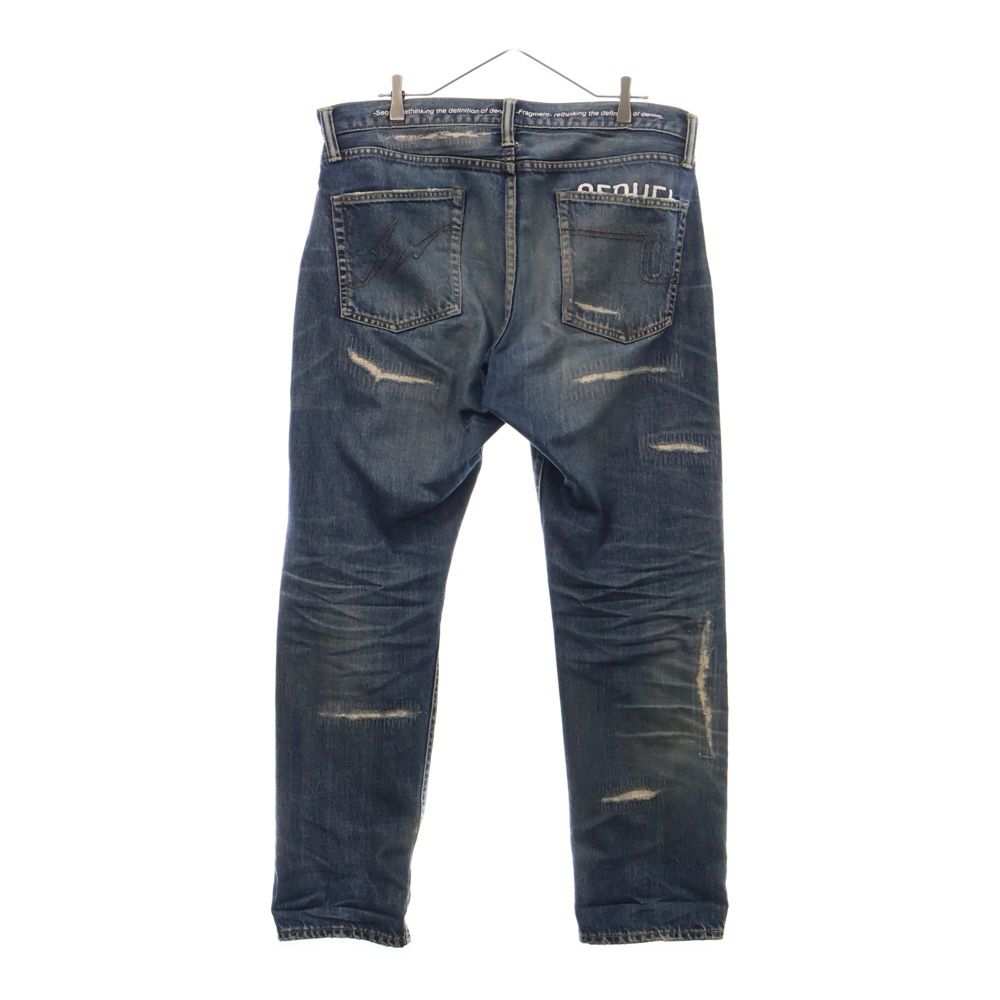 FRAGMENT x SEQUEL シークエル ダメージデニム　Ｍサイズ FRAGMENT x SEQUEL シークエル ダメージデニム Mサイズ