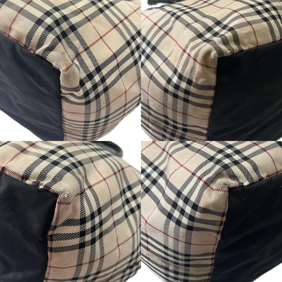 バーバリーブルーレーベル　舟型トートバッグ ノバチェック　大容量　ベージュ バーバリーブルーレーベル 舟型トートバッグ ノバチェック 大容量 ベージュ