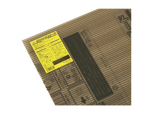 アイテック ポリカ中空ボート ブラウンスモーク 2枚入 KTP940W-2