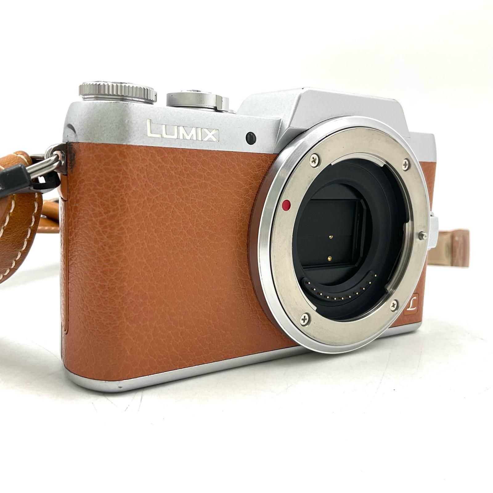 ⭐Panasonic Lumix GF7 ボディ⭐ブラウン 送料無料❤️ LUMIX ミラーレス パナソニック Panasonic DMC-GF7 レンズキット