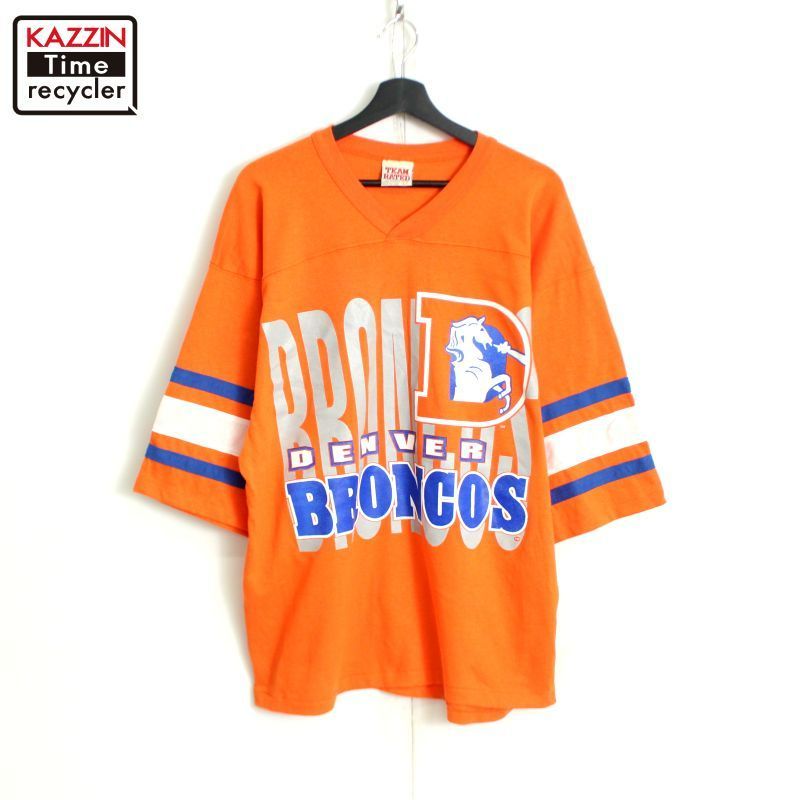 70's ビンテージ NFL フットボールシャツ ブロンコス 90s USA製 70's ビンテージ NFL フットボールシャツ ブロンコス 90s USA製