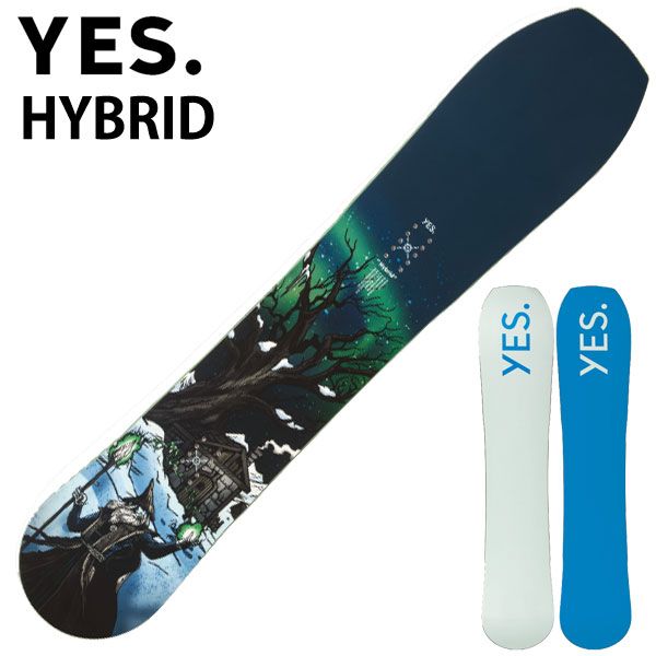 23-24 YES / イエス HYBRID ハイブリッド メンズ レディース スノーボード パウダー カービング 板 2024 型落ち - メルカリ