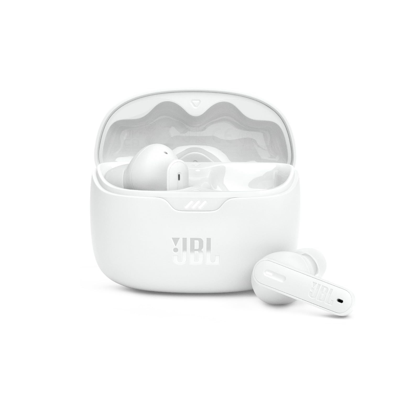 JBL TUNE BEAM 完全ワイヤレスイヤホン|アクティブノイズキャンセリング|外音取込|マルチポイント|アプリ対応|IP54 ホワイト ホワイト