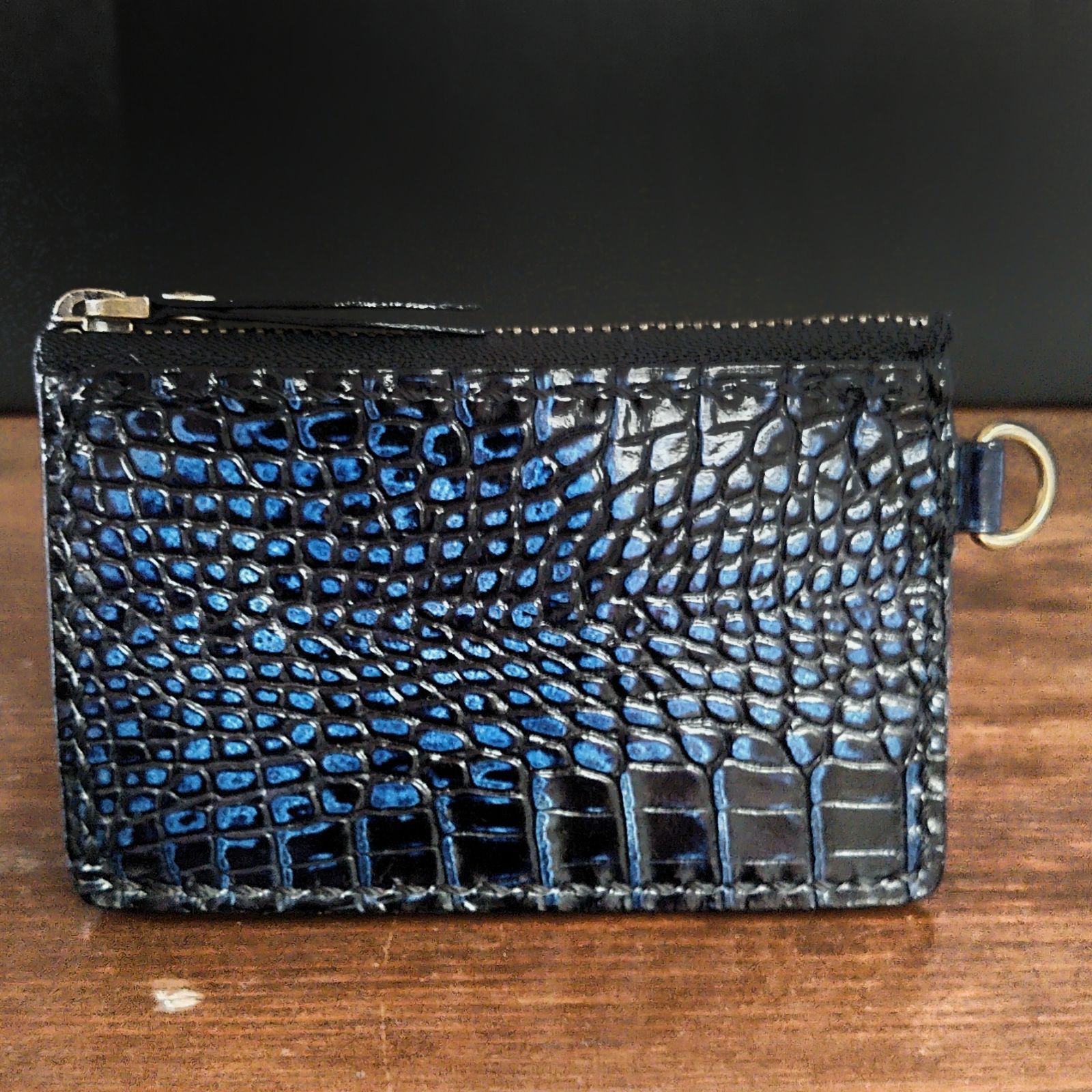 高級 クロコダイル ミニ財布 コインケース コンパクト 小銭入れ YKK 一枚革 高級 クロコダイル ミニ財布 コインケース コンパクト 小銭入れ  YKK ワニ革 一枚革 ブラック 黒 BK0714Y1 証明書付 ハンドメイド クロコダイル ミニ財布 メンズ 本革 L字ファスナー コインケース  ...