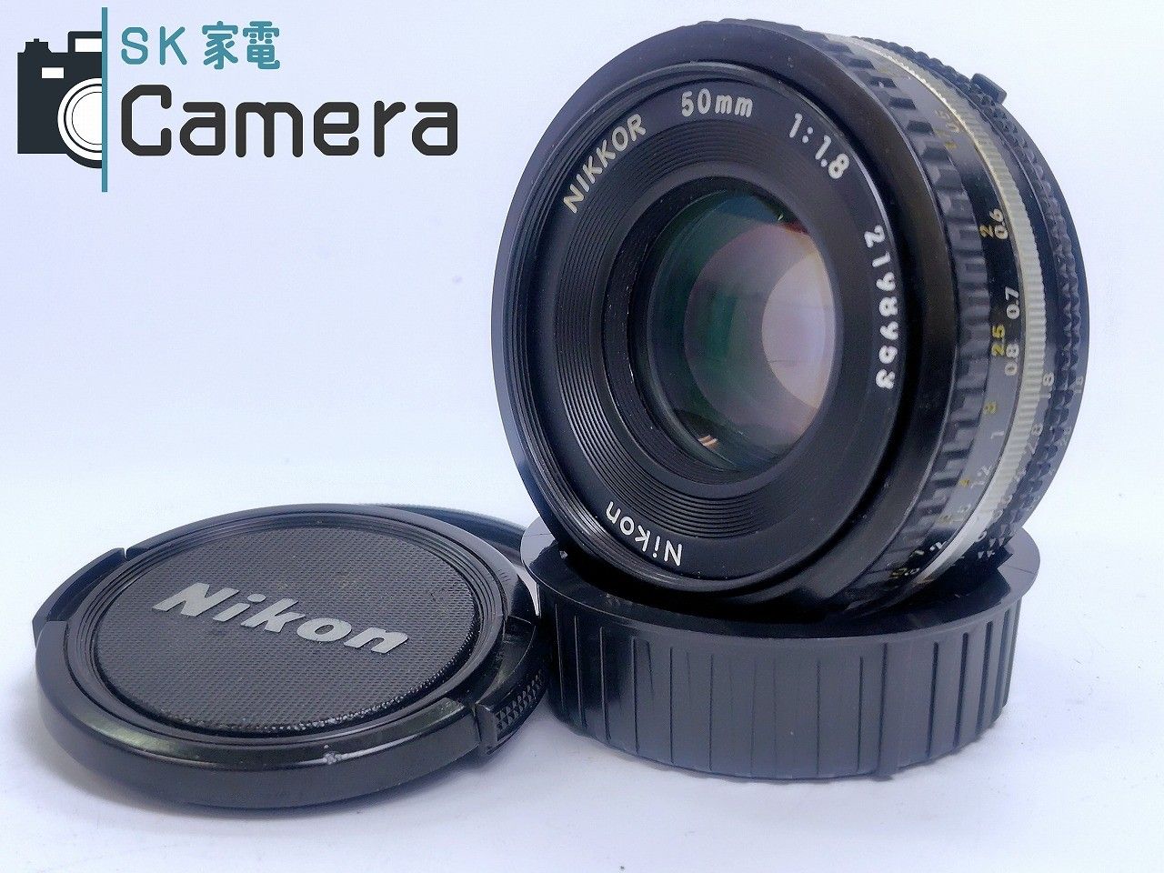 Nikon NIKKOR 50ｍｍ F1.8 Ai-s ニコン キャップ付