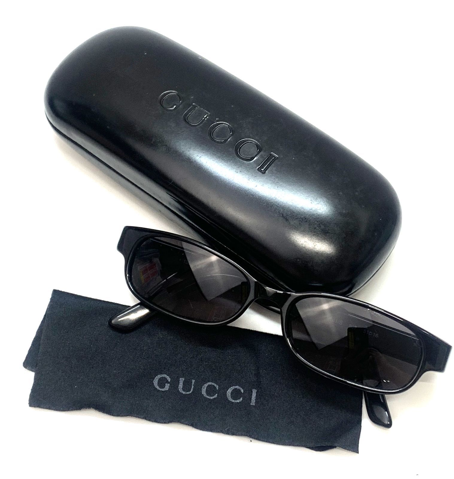 GUCCI 黒 サングラス　GG1181/S Gucci GG 1181/S 02Y – Vintage Frames Company