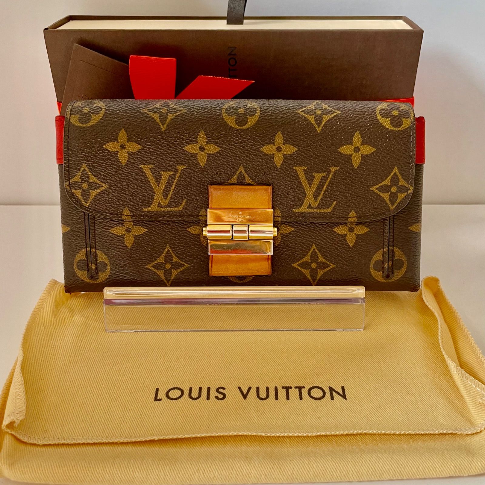 ルイヴィトン ポルトフォイユ・エリゼ ブラウン モノグラム