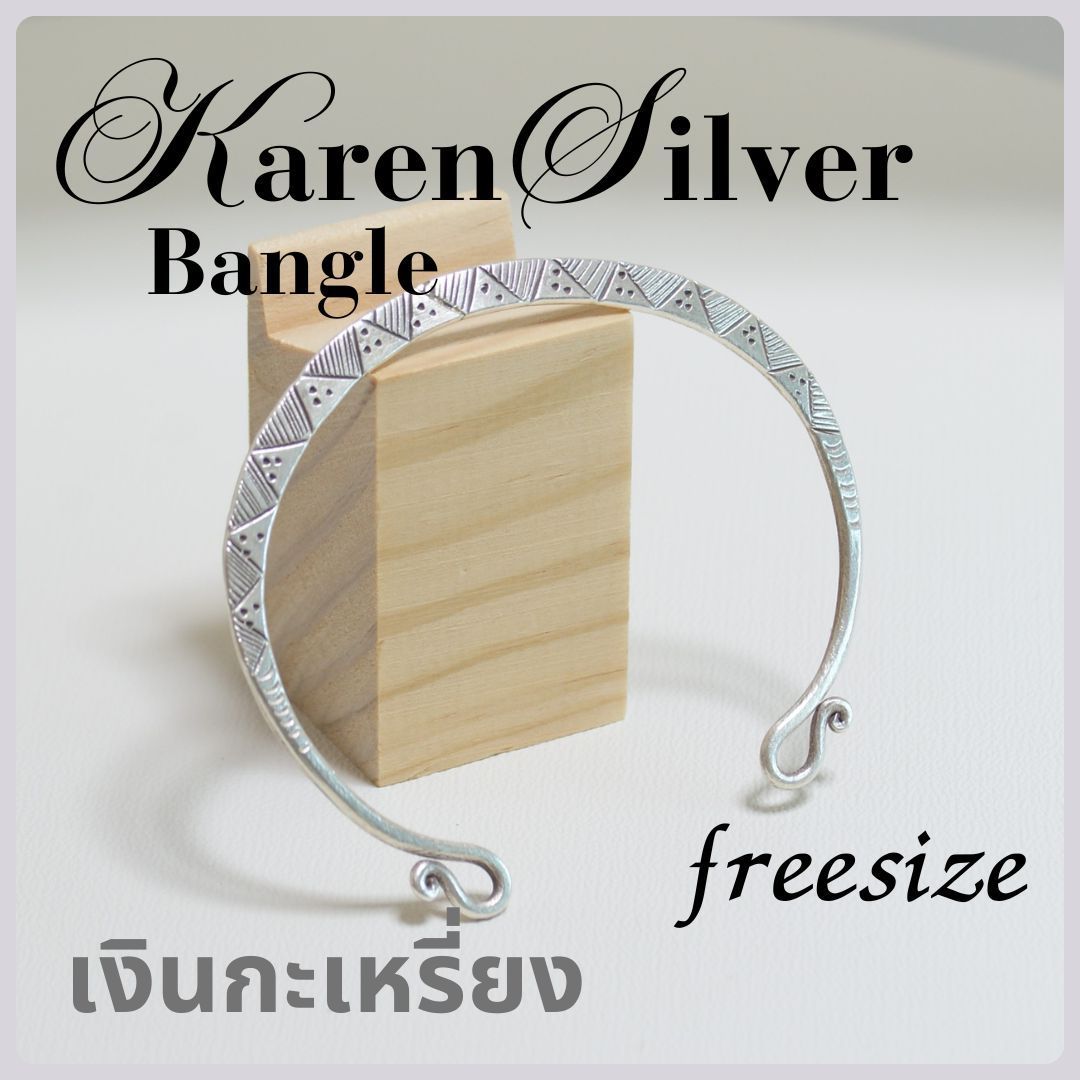 カレンシルバー バングル ユニセックス KAREN SILVER BANGLE