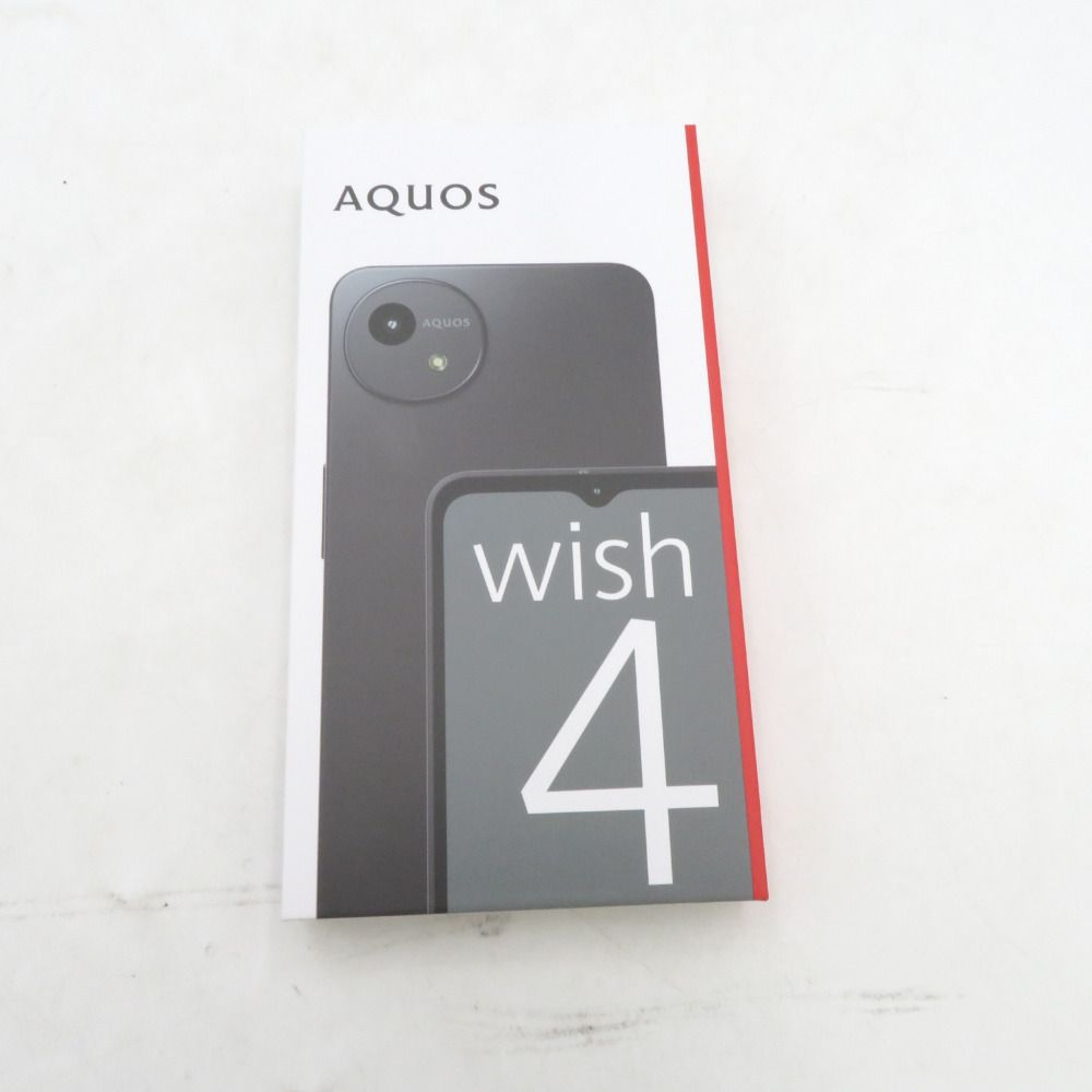 Androidスマホ SHARP AQUOS wish4 SH-M27 ブラック(B) SIMフリー