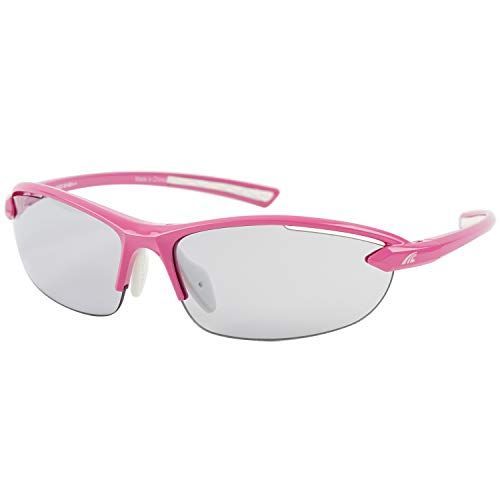 ブルー L-BALANCE EYES(エルバランスアイズ) サングラス 子供 レディース用 スポーツ 軽量 弾性フレーム ピンク LBR-346-7