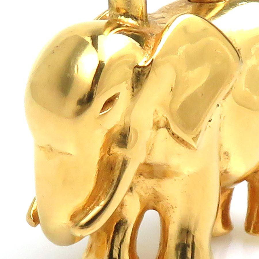 エルメス HERMES チャーム カデナ アニマルモチーフ ゾウ - メルカリ