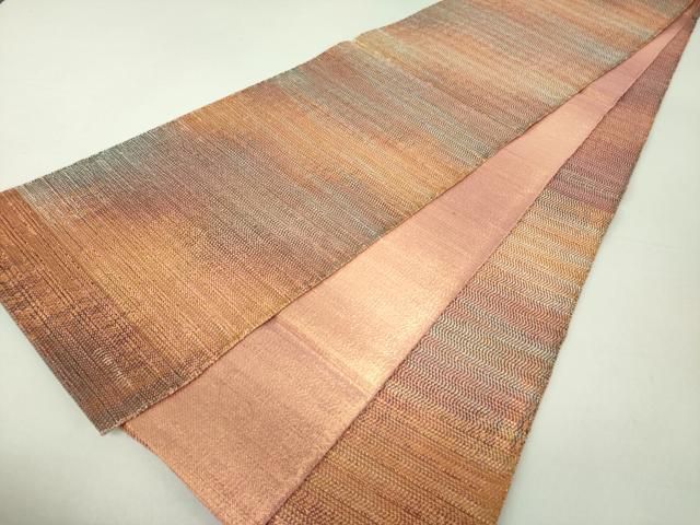 平和屋着物○西陣 全通柄袋帯 霞文 金糸 上代28万 証紙付き 正絹 逸品  