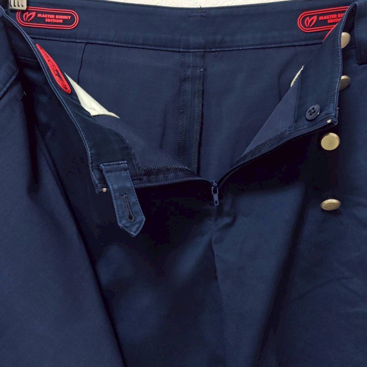 おしゃれゴルファー必見 勝って 魅せる 勝負服 MASTER BUNNY EDITION マスターバニーエディション スカート ミニ丈 ストレッチ ゴルフ スポーツ プロ愛用モデル ショートパンツ オールシーズン ネイビー サイズ2 M36427ji LLC-HASEGAWATOSO_COM