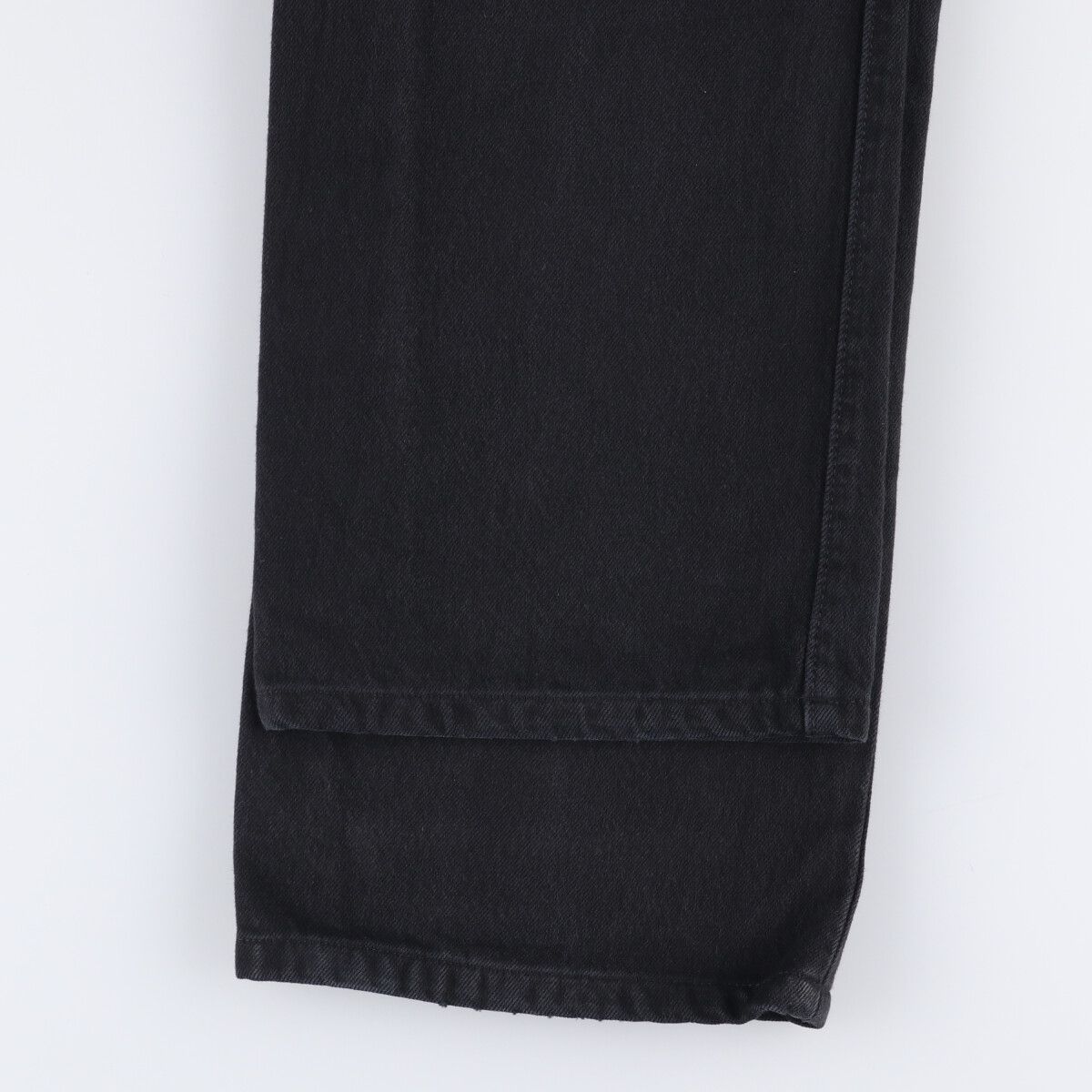 BUTTON-FLY ブラックデニム