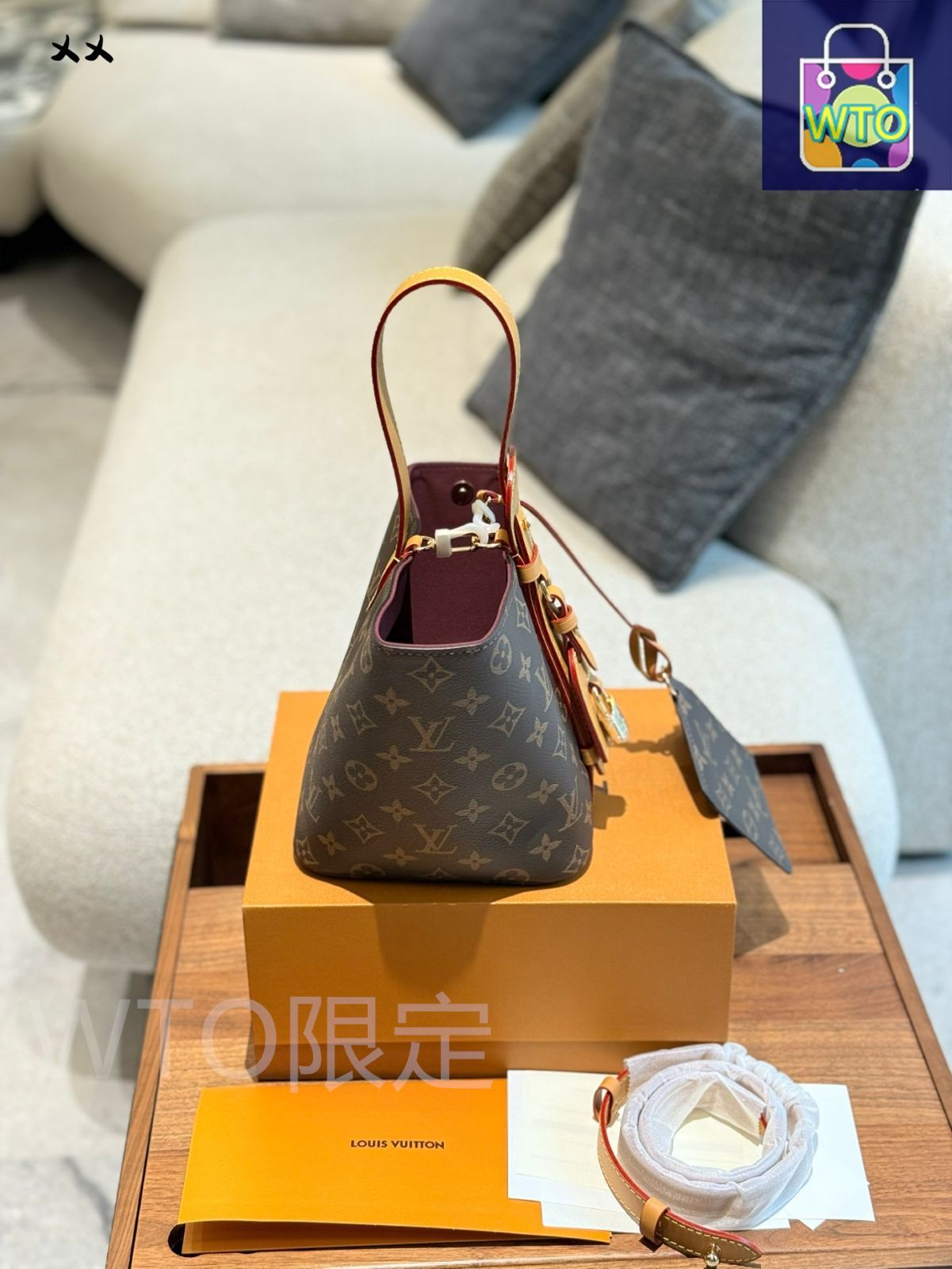 【ルイヴィトン】オール イン BB ハンドバッグ 2WAY バケツ型 ルイヴィトン LV×TMオールインBB ヴィトン ショルダー バッグ