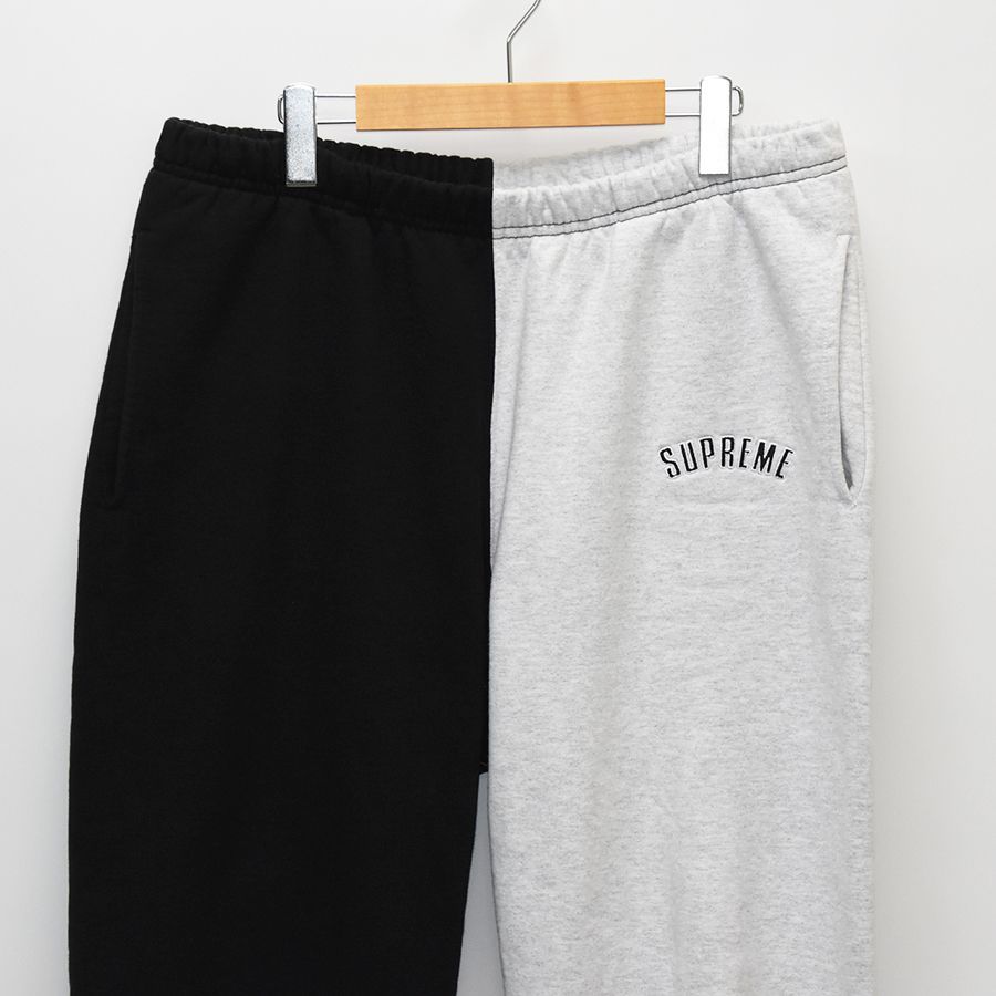 Aランク】18AW Supreme シュプリーム メンズ L スウェットパンツ Split Sweatpant 厚手 ロゴ コットン ブラック  杢グレー 黒灰 ホワイト - メルカリ