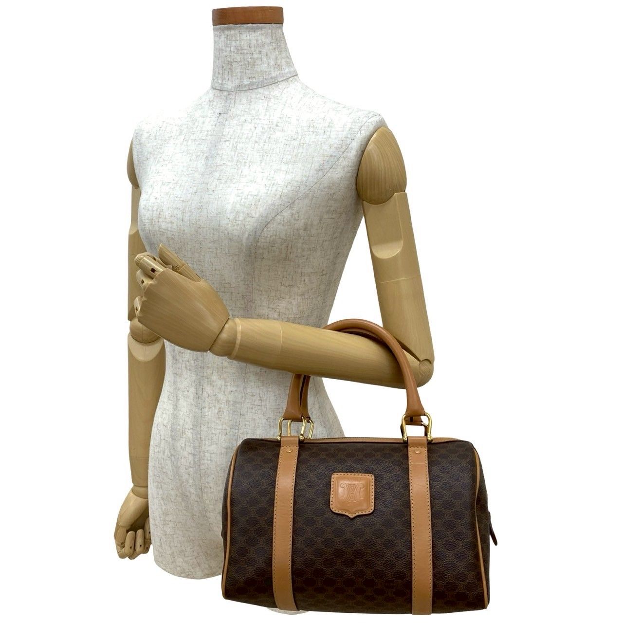 極 美品 CELINE セリーヌ ヴィンテージ マカダム ブラゾン