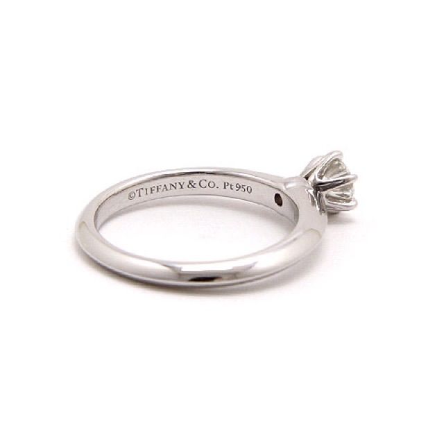 中古 美品】TIFFANY&Co. ティファニー 指輪 新品仕上げ済 Pt950