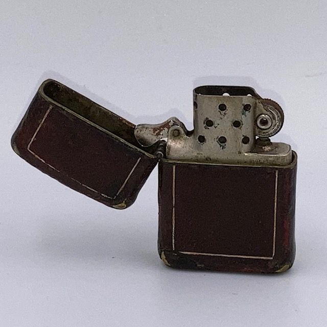 ジッポー ZIPPO ライター フルカバーレザー 1950年製 LEATHER CRAFTRD 