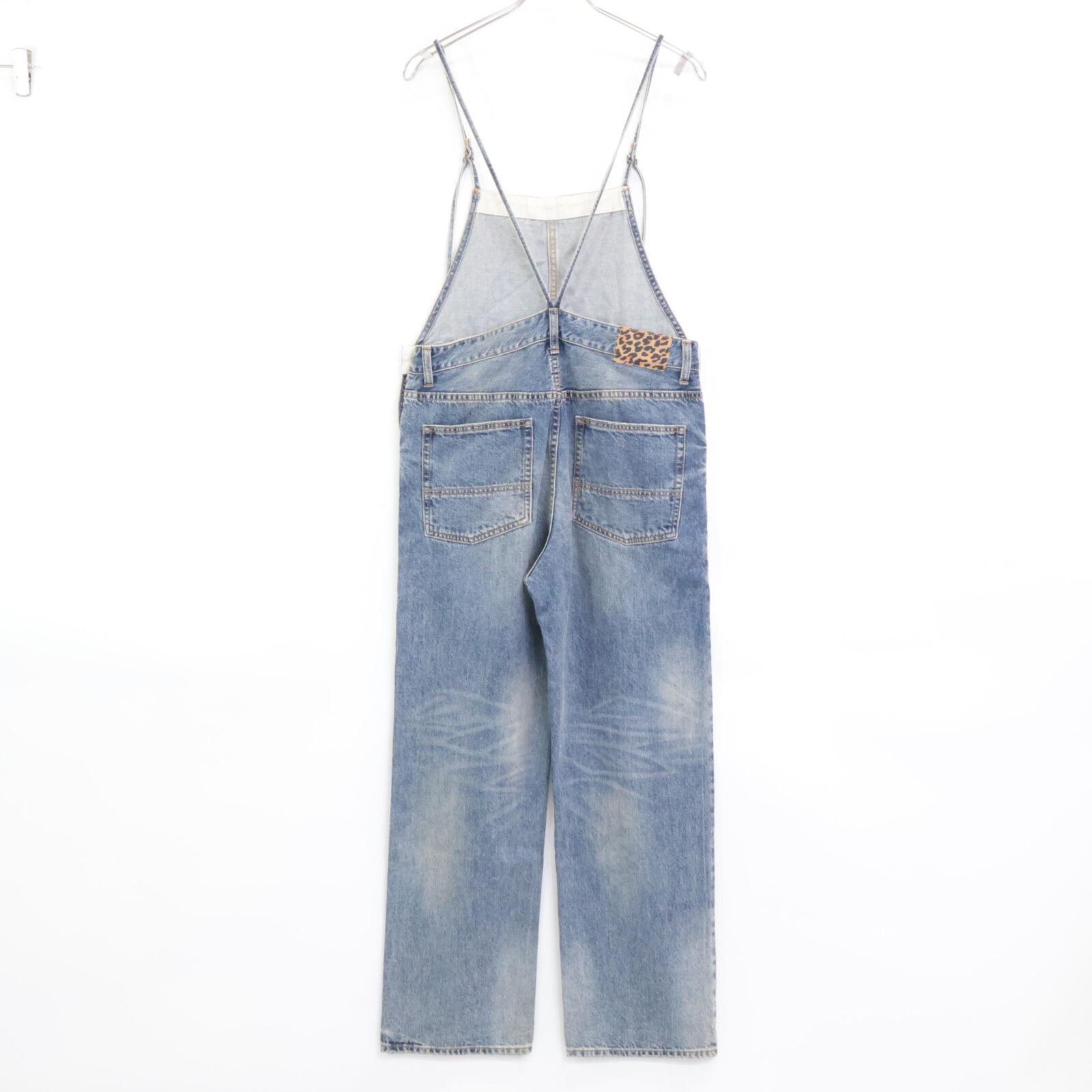 Whim Gazette ウィムガゼット 23年 インディゴブルー デニムオールインワン2 38