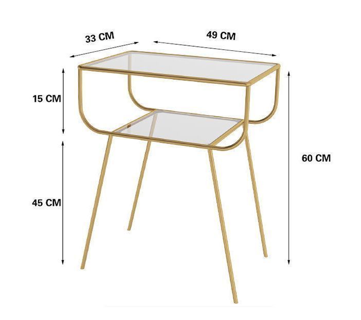 北欧風インスタグラムで ある な金色エントランステーブル シンプルでモダン