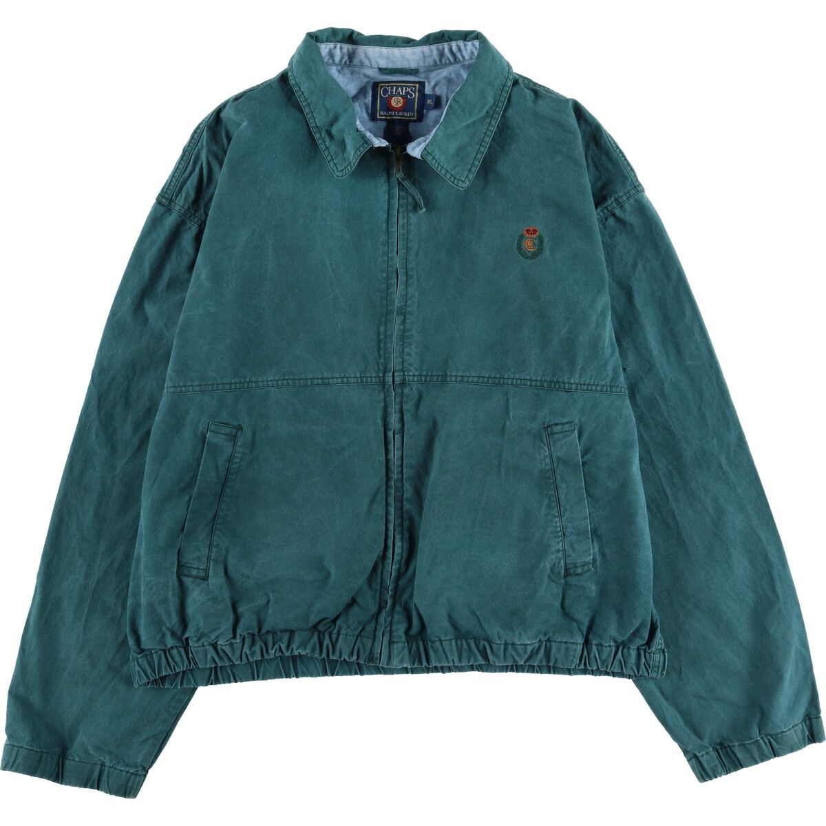 古着 80年代 ラルフローレン Ralph Lauren CHAPS チャップス スイングトップ スポーツジャケット メンズXL相当 ヴィンテージ/eaa523612