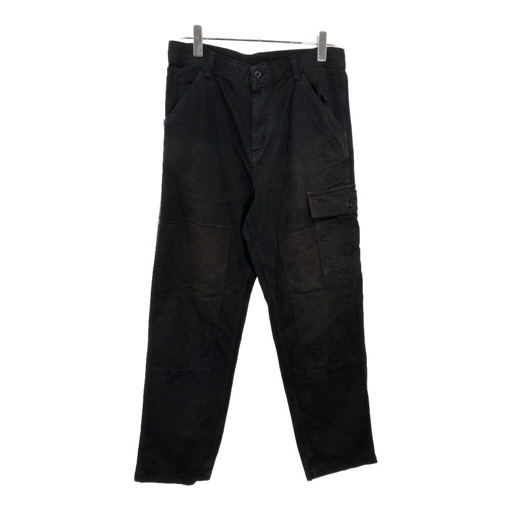 Carhartt カーハート ダブルニー カーゴワークパンツ ブラック メンズ W30 L32 古着 V2520