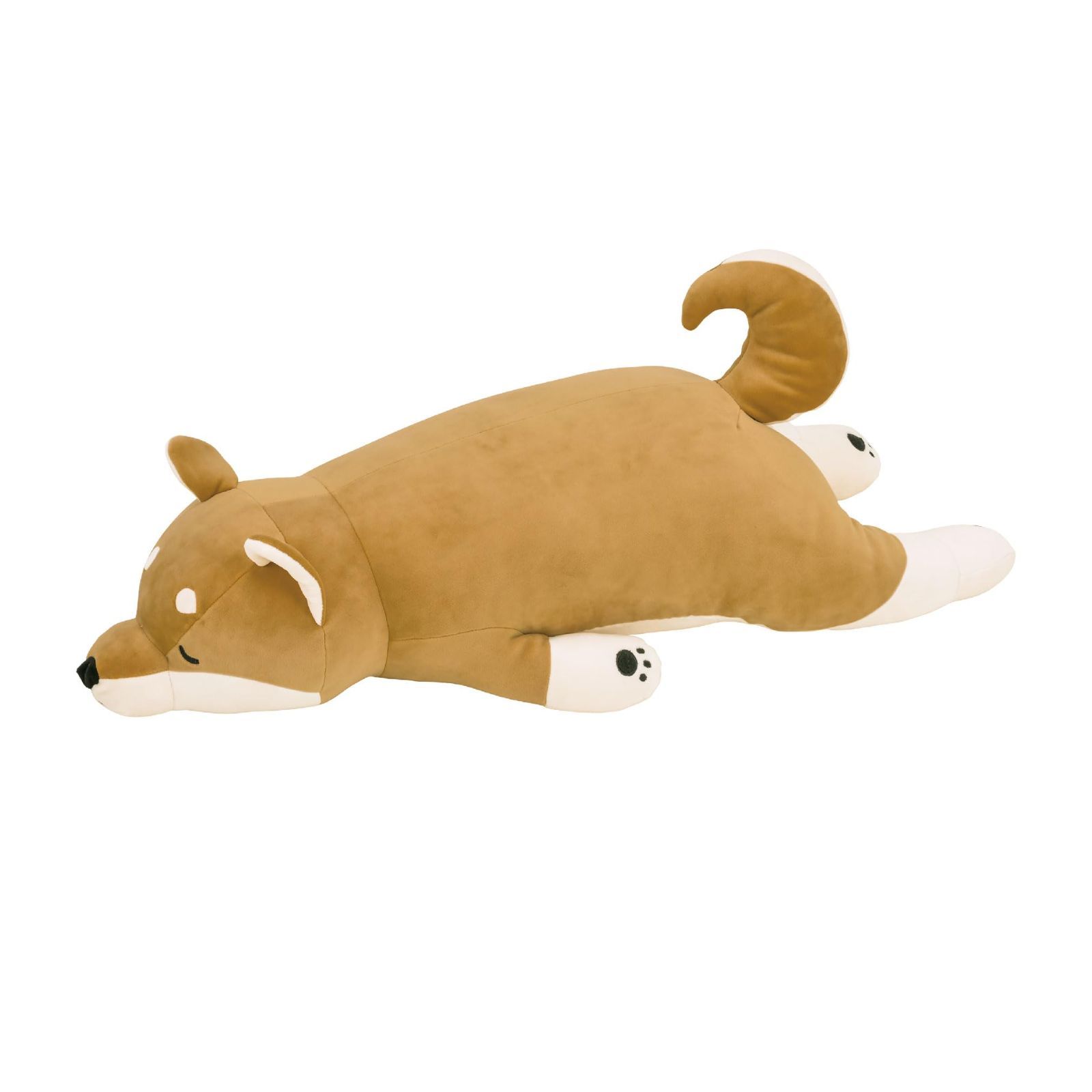 Lサイズ(全長約73cm) ふわふわ もちもち 柴犬のコタロウ ぬいぐるみ プレミアムねむねむアニマルズ だきまくら 抱き枕 プレゼント りぶはあと 48768-44