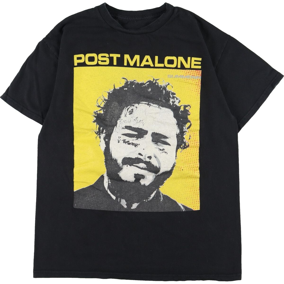 古着 UNKNOWN POST MALONE ポストマローン TOUR 2019 両面プリント 