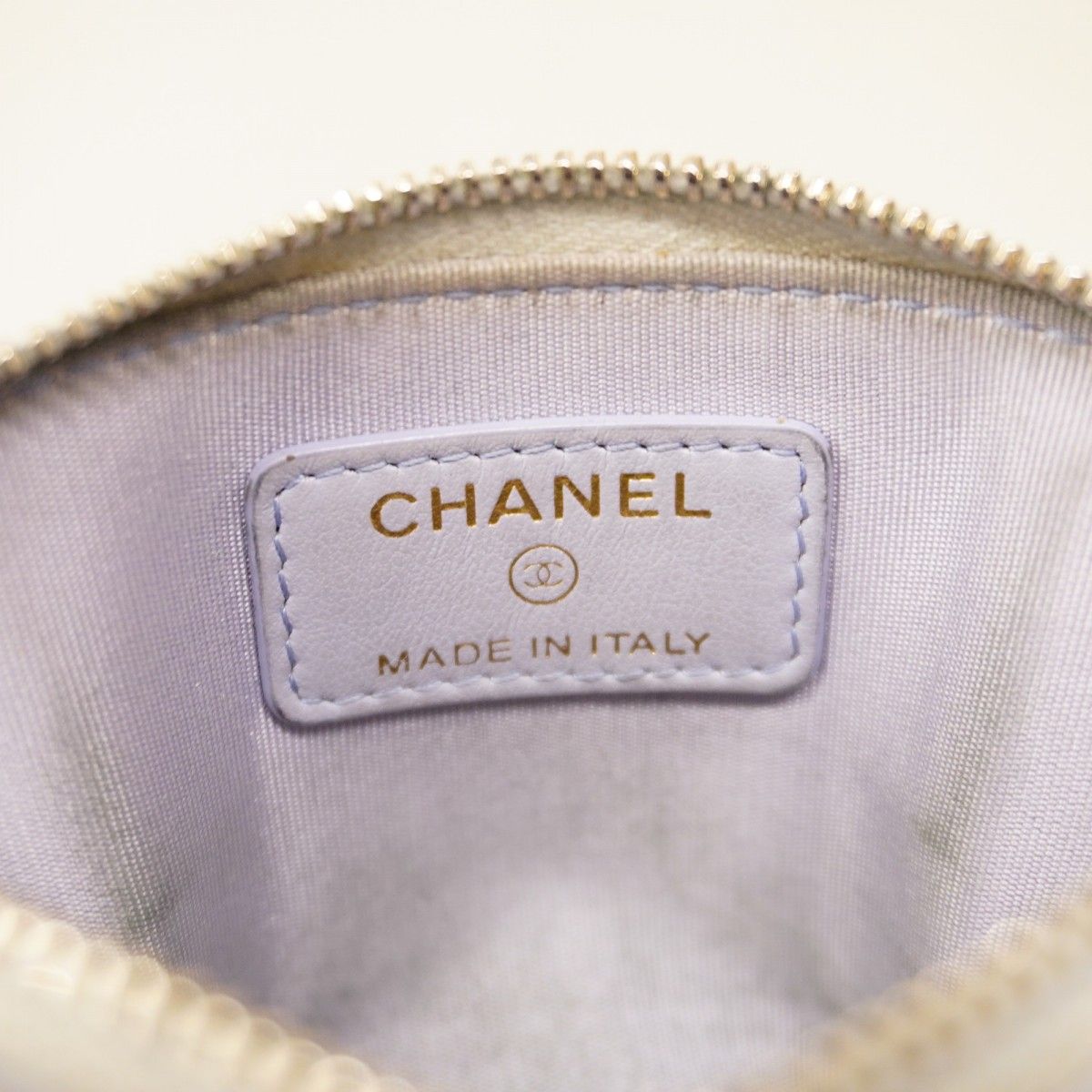 CHANEL コインケース　ラムスキン　シルバー金具　美品 楽天市場】シャネル コインケース シャネル19 ジップコイン