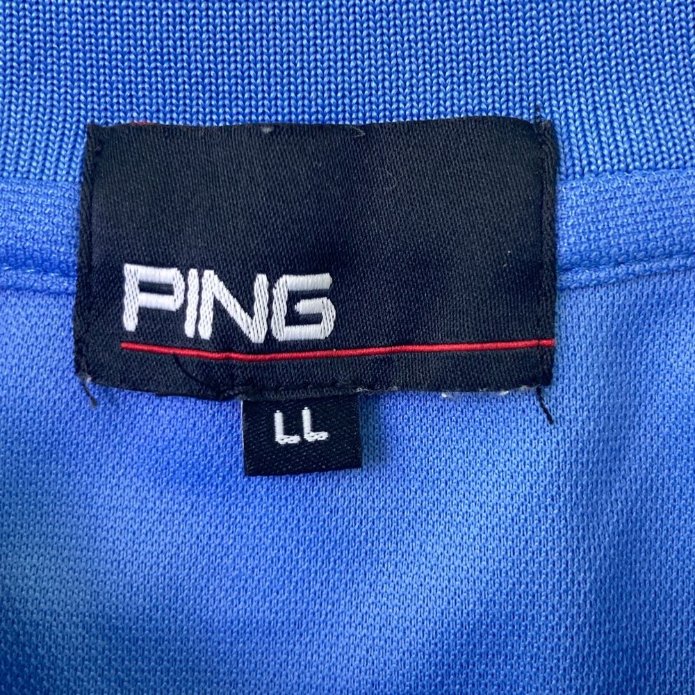 サイズ：LL PING ピン 2025年 半袖ポロシャツ ブルー系