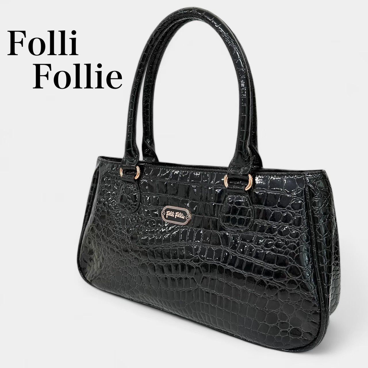 folli follie 人気 バッグ 黒