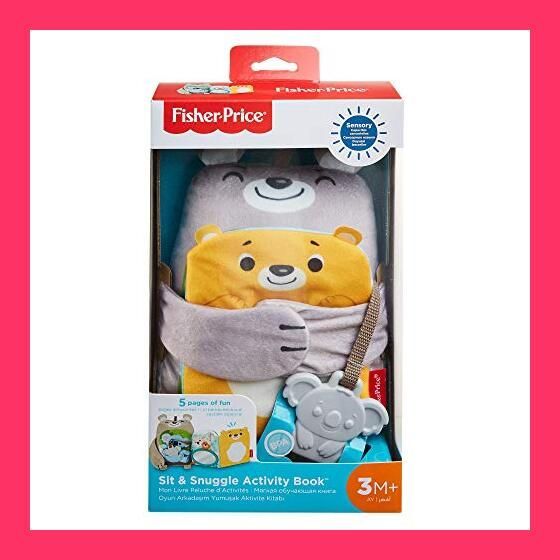 ★スタッフおすすめ★フィッシャープライス(fisher price) 布おもちゃシリーズ どうぶつたちと冒険! 布えほん 【0カ月*】【知育玩具】【布おもちゃ】【歯固め】GJD37