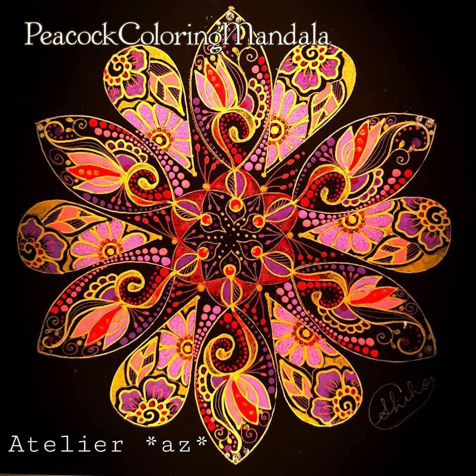 曼荼羅アート ステンシル