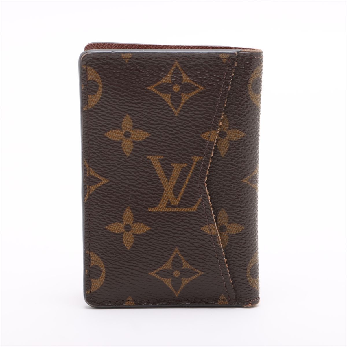 LOUIS VUITTON ルイ ヴィトン モノグラム オーガナイザー・ドゥ ポッシュ カードケース M60502 ブラウン フランス製