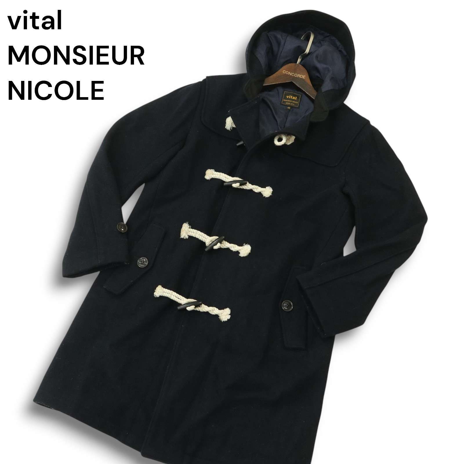 vital MONSIEUR NICOLE ムッシュ ニコル 秋冬☆ メルトン ウール vital MONSIEUR NICOLE ムッシュ ニコル 秋冬☆ メルトン ウール