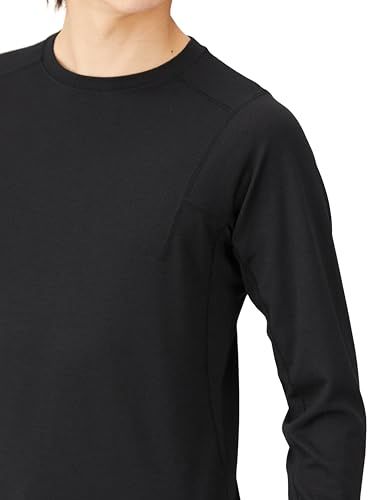 Snow Peak ベースレイヤー Recycled Pe/Wo L/S T shirt S Black