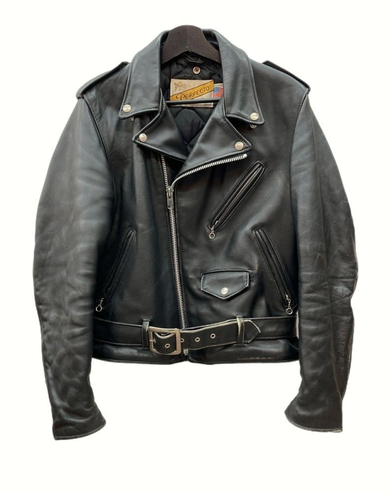 Schott ショット ウールジャケット USA サイズ38 黒 Schott N.Y.C 美品 ショット ダブルライダースジャケット 613JS