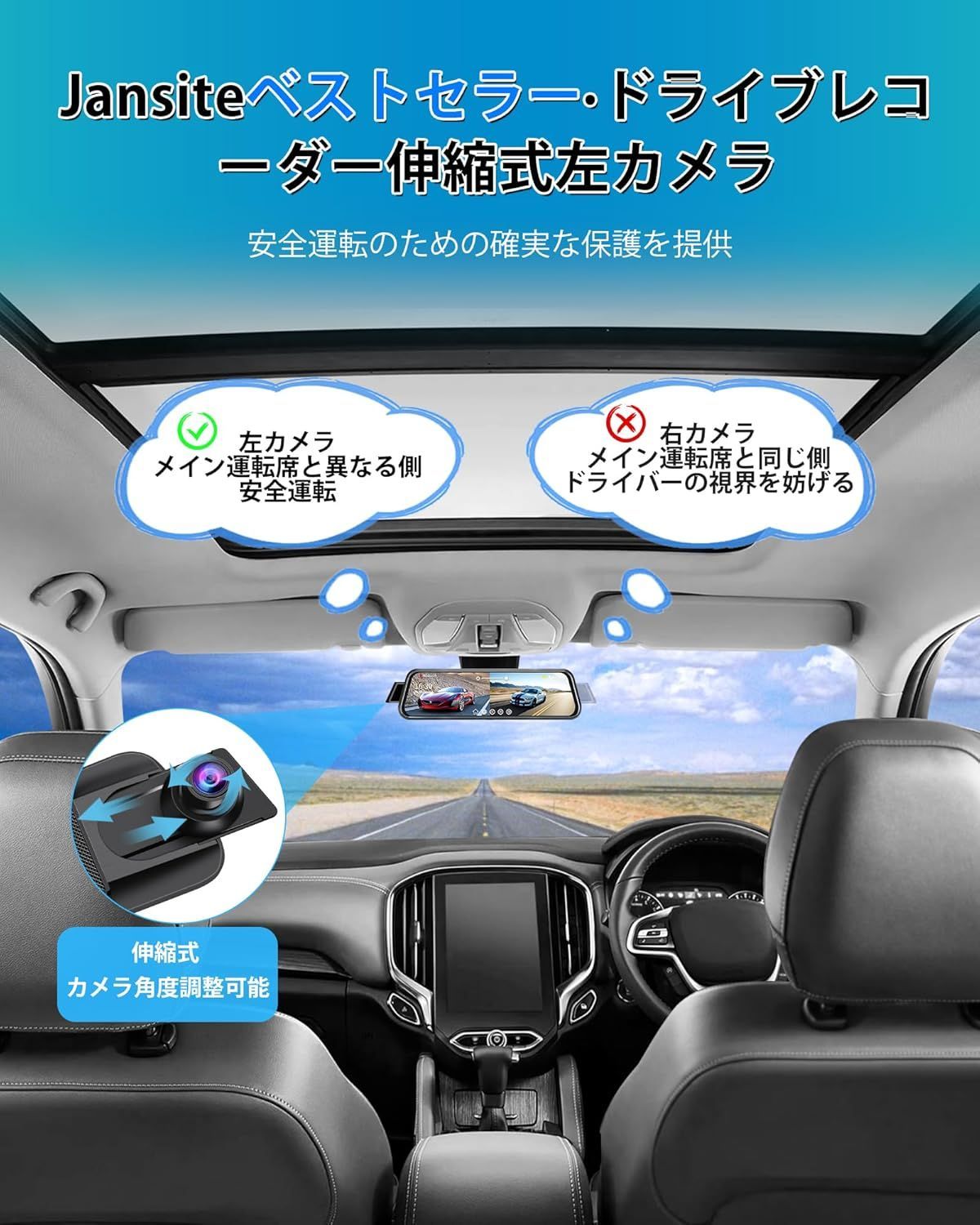 超暗視機能 170°