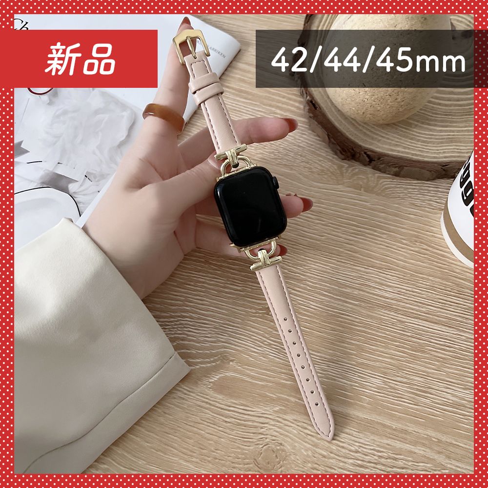 🔴新品未使用🔴 Apple Watch フェイク レザー ブレスレット