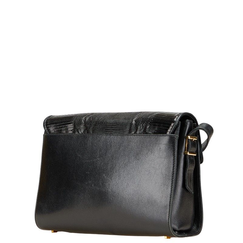 ジバンシー 4Gロゴ 斜め掛け ショルダーバッグ ブラック レザー  